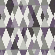 Upholstery Fabric Layered Diamond Design Harlequin Violet Toto Fabrics