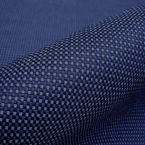 Harrison Campbell Mini Check Designer Blue Upholstery Fabric