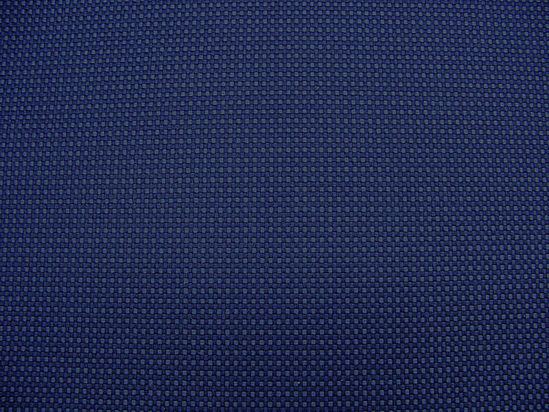 Harrison Campbell Mini Check Designer Blue Upholstery Fabric