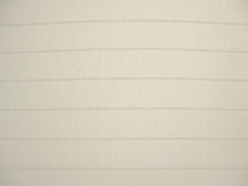 Heavenly Cream Pencil Stripe White Upholstery Fabric (Sold As-Is)