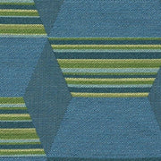 Designtex Hexstripe Blue Upholstery Fabric 3756-401 Toto Fabrics Online