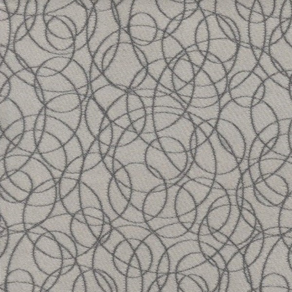 Upholstery Fabric Two Toned Circles Hollow Asphalt Toto Fabrics