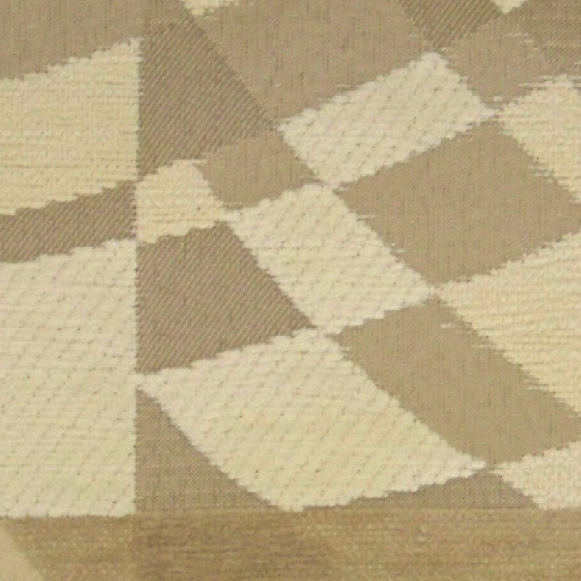 Upholstery Fabric Tan Geometric Matelasse Hoya Sand Toto Fabrics