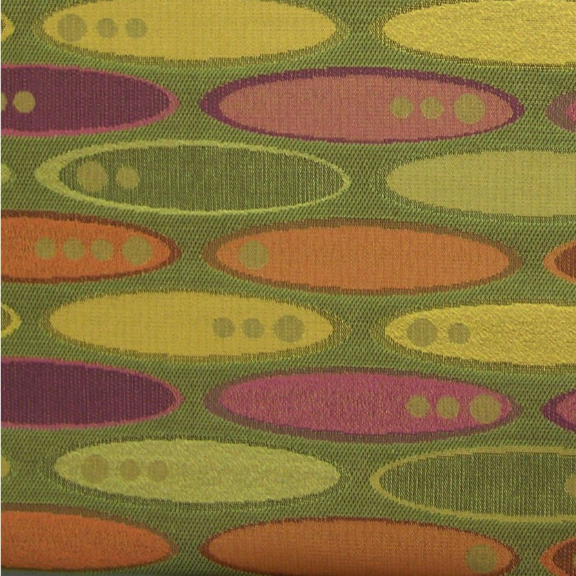 Upholstery Fabric Geometric Circles Huntington Lime Toto Fabrics