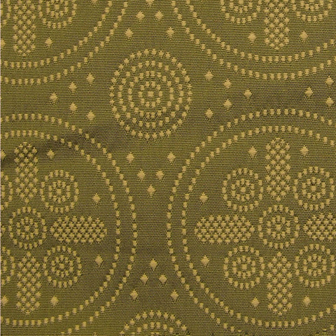Knoll Icon Diana Green Embroidered Vintage Upholstery Fabric