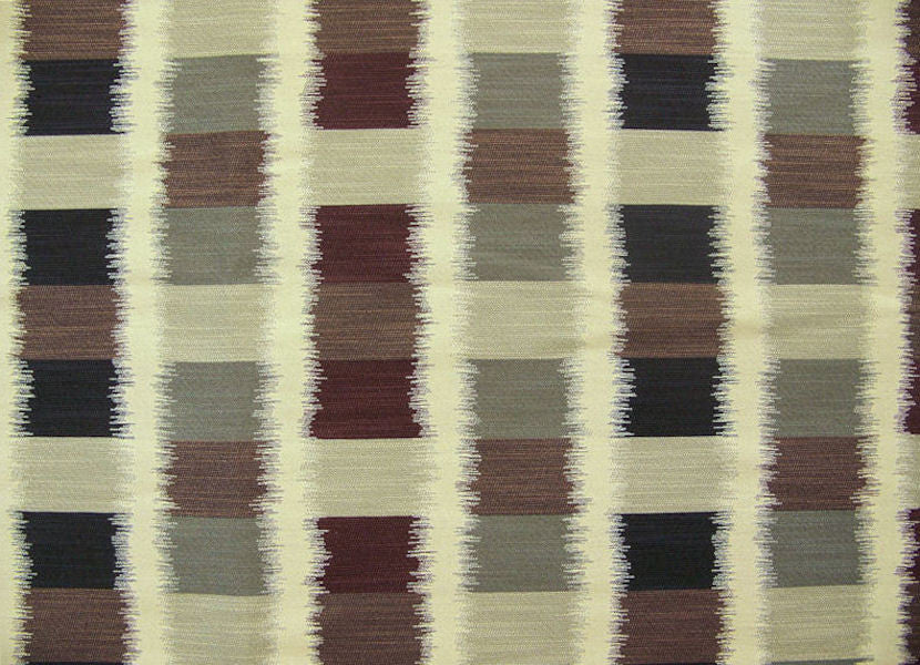 Remnant of Ikat Square Chill Purple Upholstery Fabric