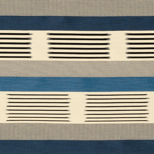 Knoll Textiles Upholstery Fabric Abstract Stripe Ikat Stripe Atlantic Toto Fabrics