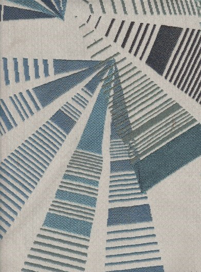 Upholstery Fabric Geometric Design Inhabit Enchantment Sky Toto Fabrics