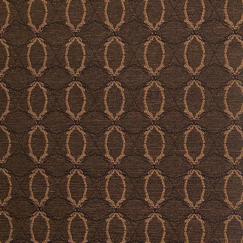 Pallas Textiles Upholstery Fabric Remnant Interlace Espresso