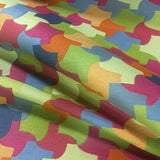 Momentum Interlock Tropical Geometric Multi Upholstery Fabric