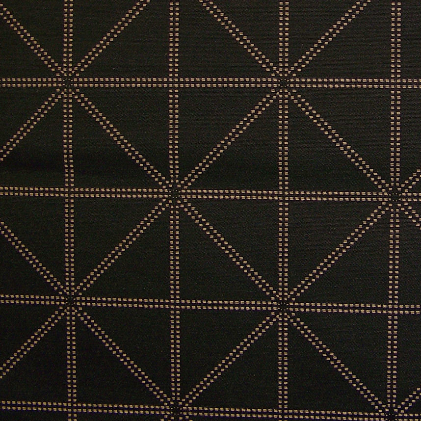 Arc-Com Fabrics Upholstery Fabric Geometric Stripe Intersect Raven Toto Fabrics