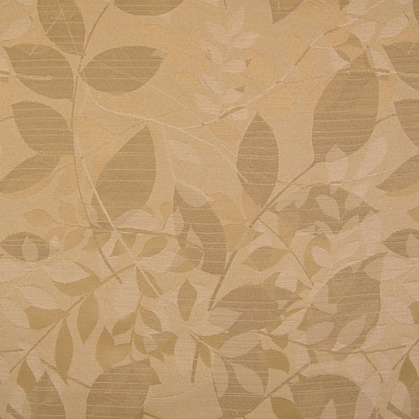 Invitation Suede Modern Botanical Tan Upholstery Fabric