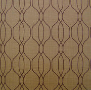 Arc-Com Isabella Nickle Ogee Pattern Vinyl Taupe Upholstery Vinyl