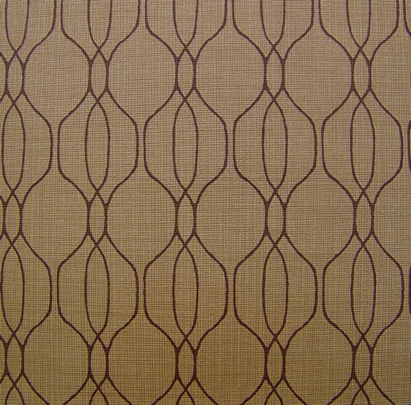 Arc-Com Isabella Nickle Ogee Pattern Vinyl Taupe Upholstery Vinyl