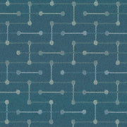 Jacks Frost Blue Maze Pattern Upholstery Fabric