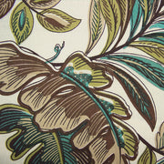 Remnant of Jamboree Apple Turquoise Upholstery Fabric (Sold As-Is)