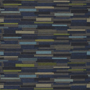 Designtex Jaunt Baltic Dashes Blue Upholstery Fabric