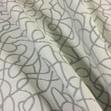 Luna Textiles Jaunty Haze Abstract Gray Upholstery Fabric
