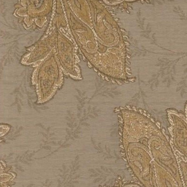 Swavelle Mill Creek Upholstery Fabric Paisley Floral Kashmir Oatmeal Toto Fabrics