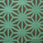 Arc-Com Upholstery Fabric Remnant Kirigami Caribbean