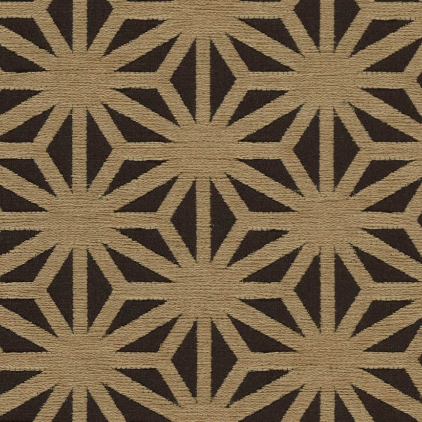 Upholstery Fabric Colorful Overlapping Circles Kirigami Taupe Toto Fabrics