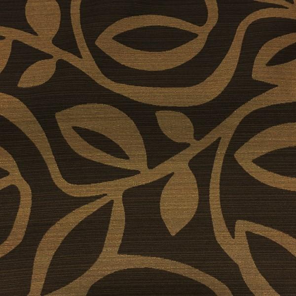 True Textiles Upholstery Fabric Modern Botanical Design Kiwi Fudge Toto Fabrics