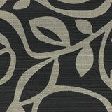 True Textiles Upholstery Fabric Modern Botanical Design Kiwi Graphite Toto Fabrics