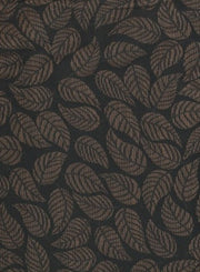 Upholstery Fabric Falling Leaves Klondike Ebony Toto Fabrics