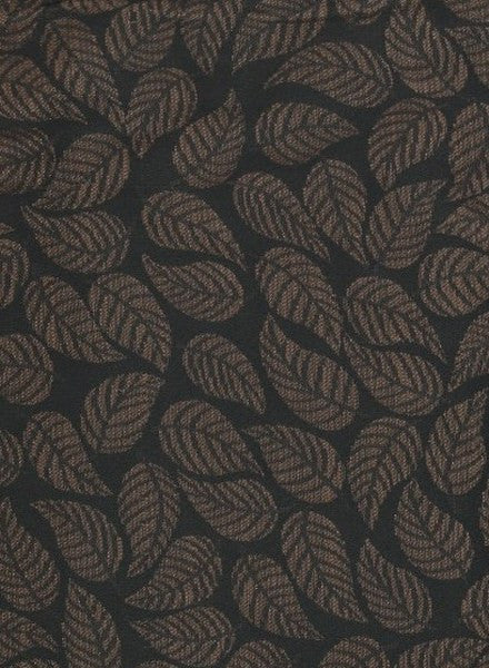 Upholstery Fabric Falling Leaves Klondike Ebony Toto Fabrics