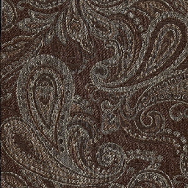 Upholstery Fabric Paisley Design Labyrinth B Mink Toto Fabrics