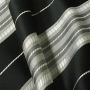 Swavelle Mill Creek Lalaine Ebony Stripe Black Upholstery Fabric