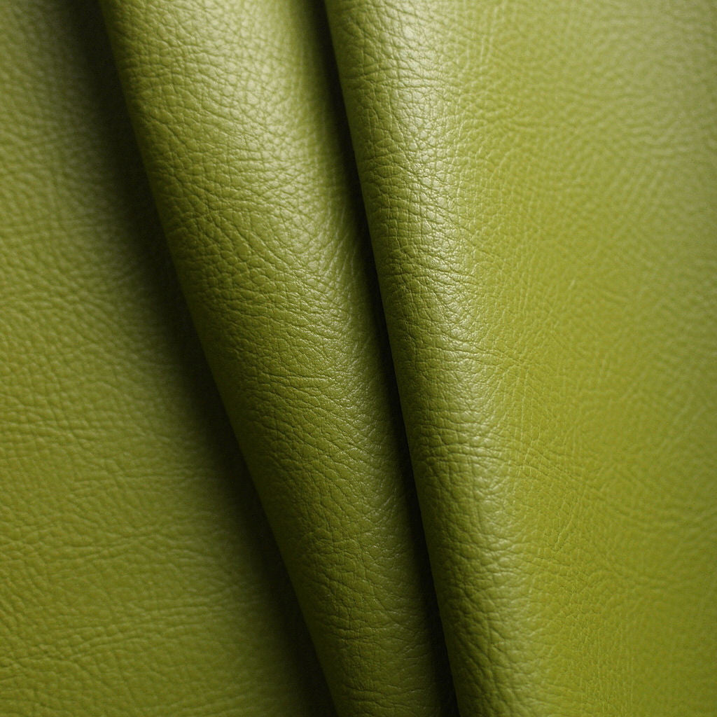 Remnant of Maharam Lariat Reptile Green Vinyl Upholstery Vinyl