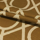 Robert Allen Lattice Bamboo Amber Yellow Upholstery Fabric