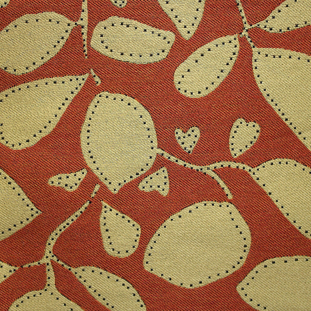 Upholstery Leaflet Paprika Toto Fabrics Online