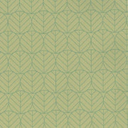 Designtex Leaves Bamboo Geometric Leaves Green Upholstery Fabric