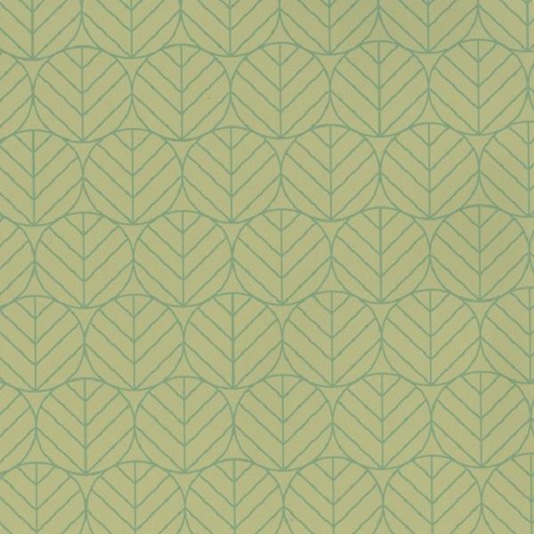Designtex Leaves Bamboo Geometric Leaves Green Upholstery Fabric