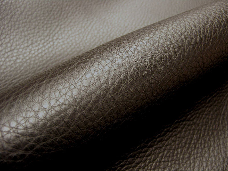 Leder Grand Nero Full Cow Hide Black Upholstery Fabric