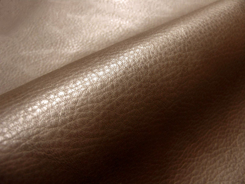 Leon Leather Natural Chocolate Full Hide Brown Upholstery Fabric