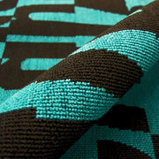 Upholstery Letters Aqua Toto Fabrics Online
