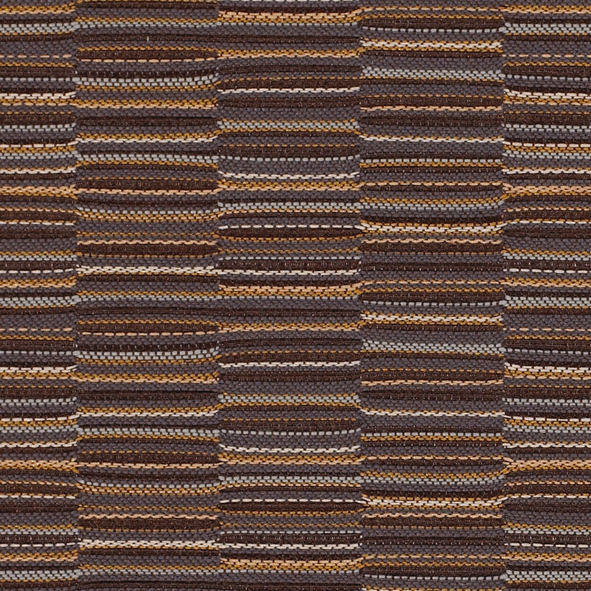 Momentum Upholstery Fabric Brown Stripe Line Up Shadow Toto Fabrics