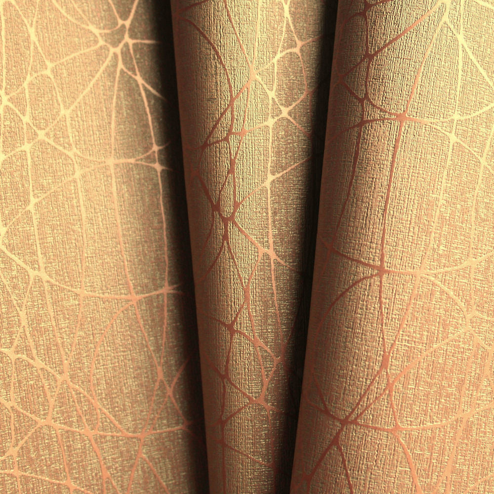 Remnant of Liquid Fizz Orange Upholstery Fabric