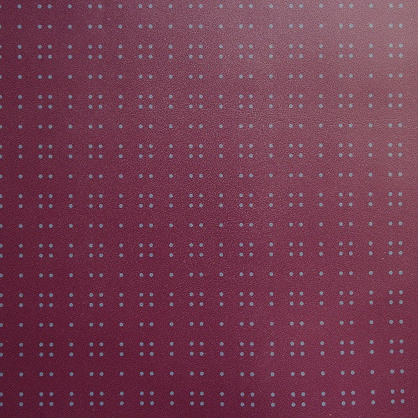 Designtex Fabrics Upholstery Fabric Remnant Little Dot Aubergine