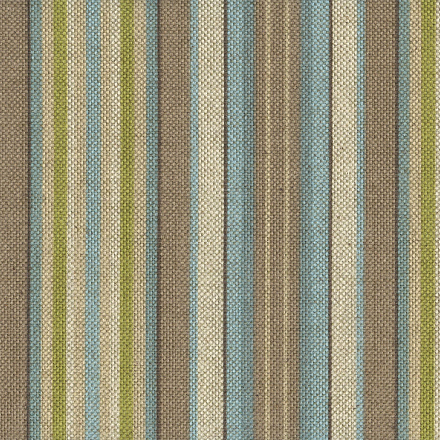 Upholstery Fabric Bar Code Stripe Print Lucky Stripe Creme De Menthe Toto Fabrics