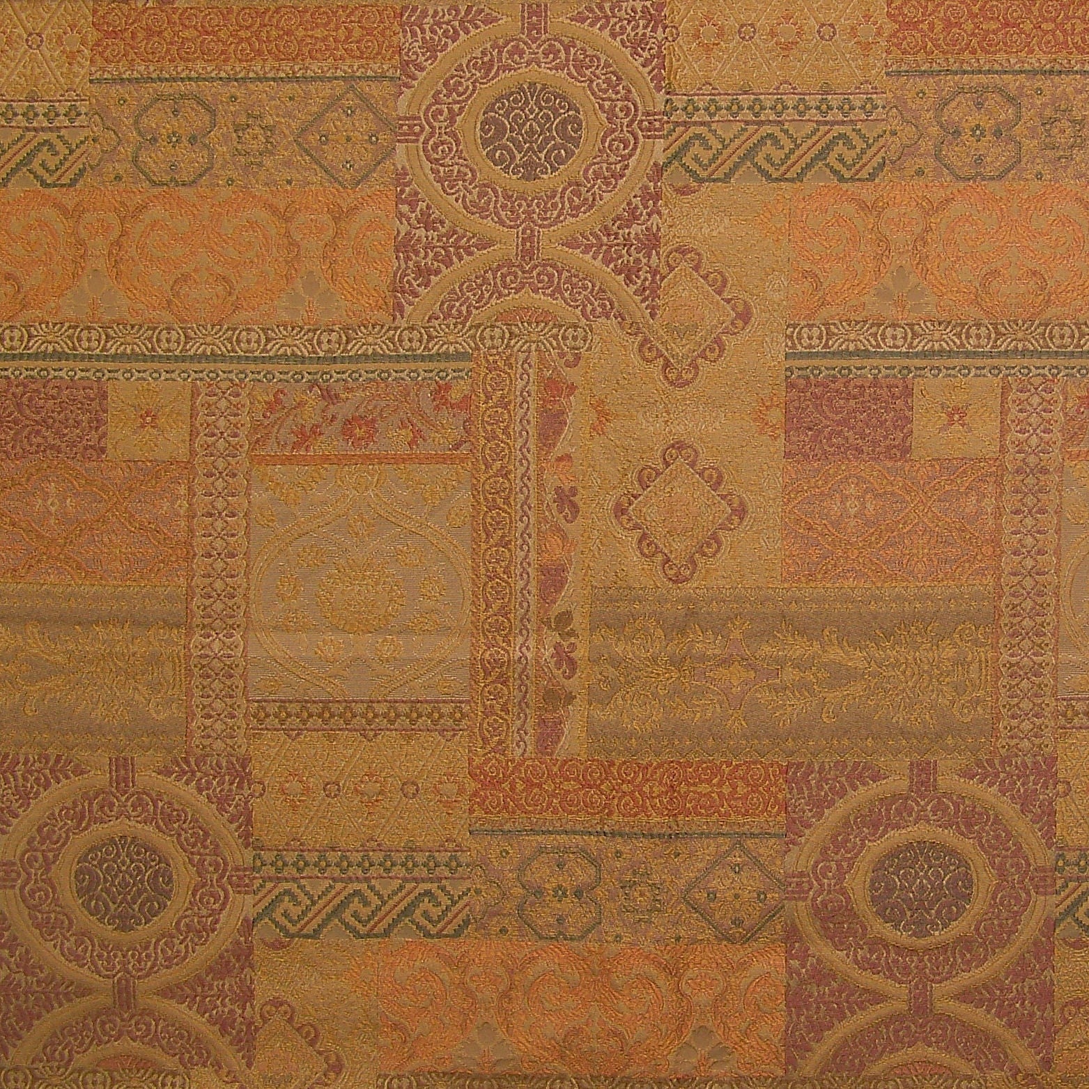 Upholstery Fabric Elegant Patchwork Design Magic Carpet Toast Toto Fabrics