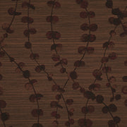 Upholstery Fabric Floral Vine Pattern Maidenhair Wine Toto Fabrics