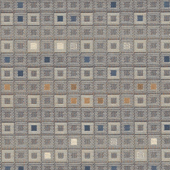 Upholstery Fabric Rows Of Squares Malta Sea Grey Toto Fabrics