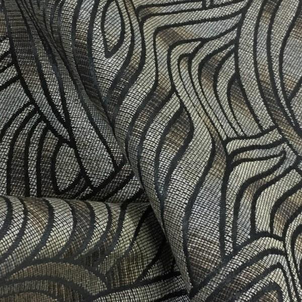 Swavelle Mill Creek Mammoth Cave Graphite Textured Gray Upholstery Fabric