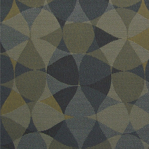 Arc-Com Fabrics Upholstery Fabric Overlapping Circles Masquerade Rainstorm Toto Fabrics