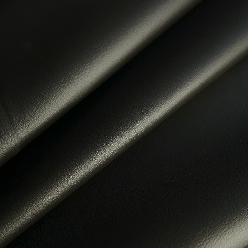 Remnant of Masquerade Tar Black Upholstery Fabric