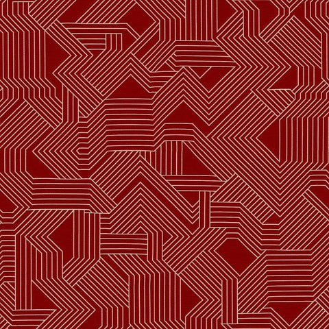 Carnegie Upholstery Fabric Geometric Maze Color 37 Toto Fabrics